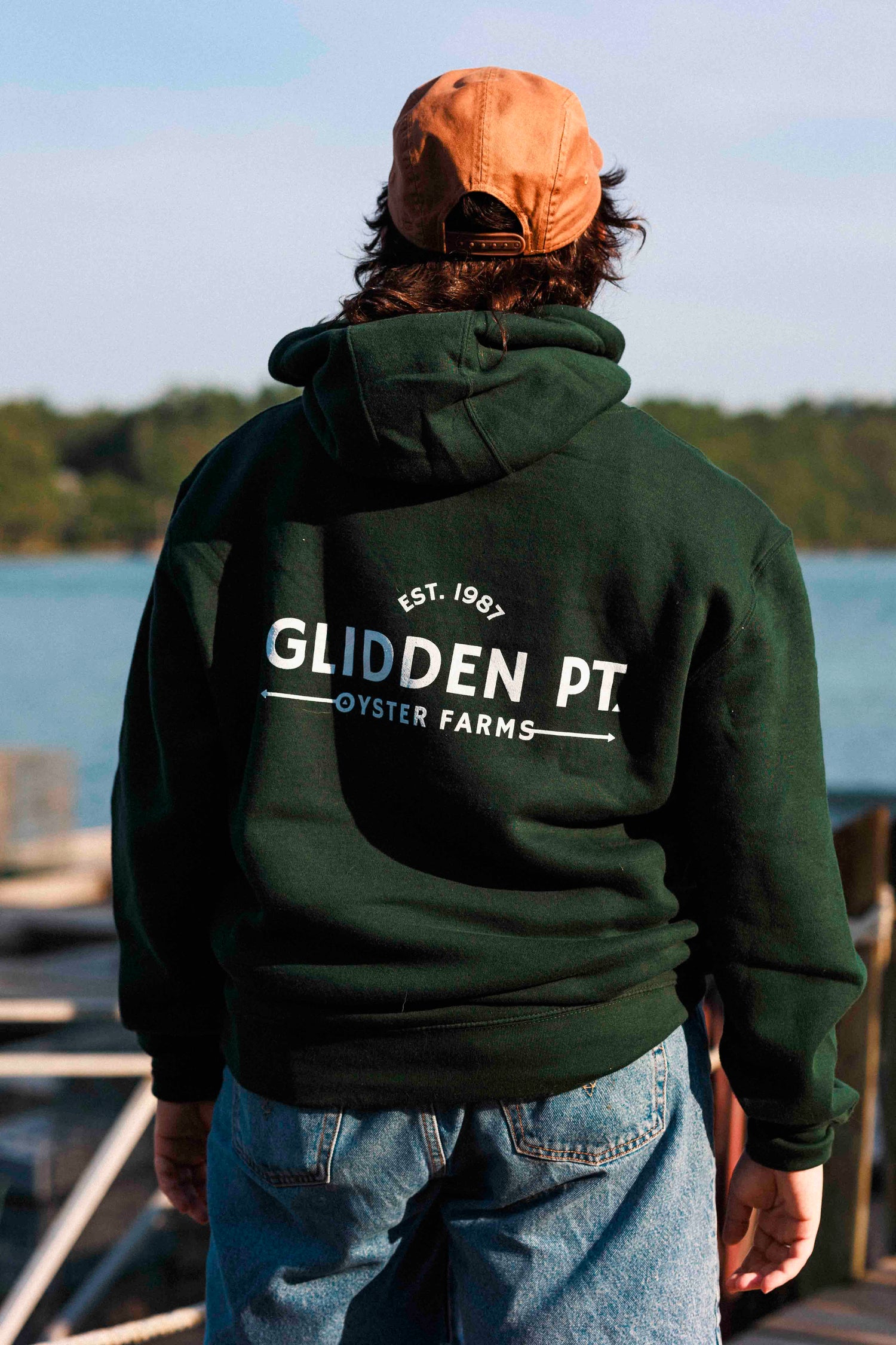 Green Glidden Point Hoodie