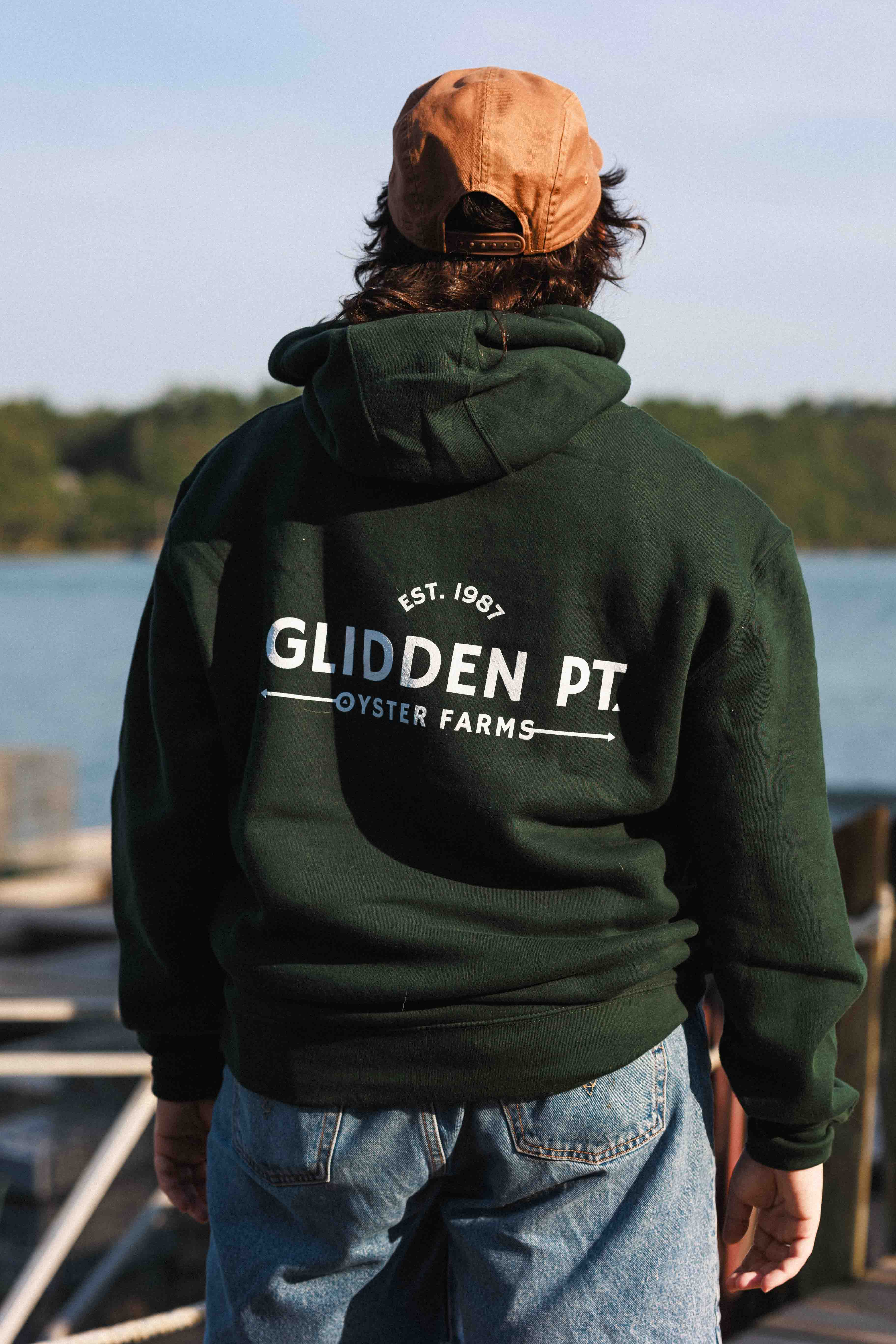 Green Glidden Point Hoodie