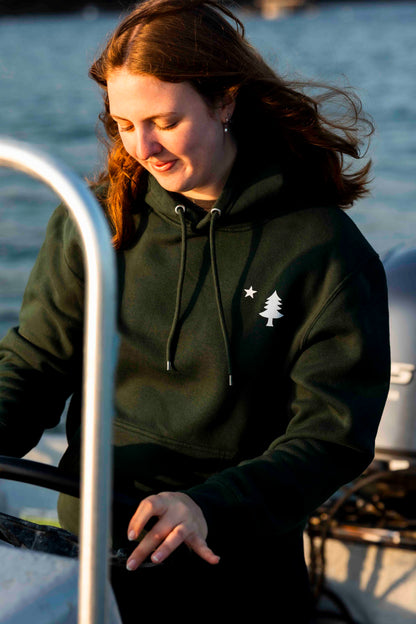 Green Glidden Point Hoodie