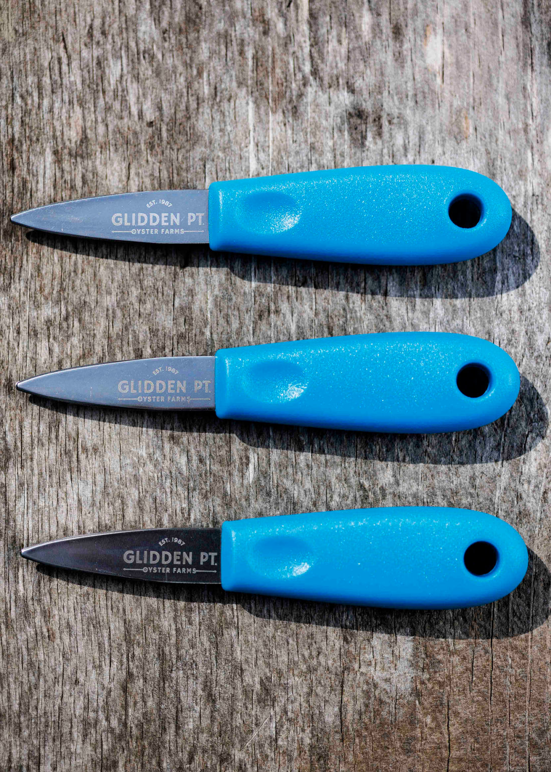 Glidden Point Blue Oyster Knife