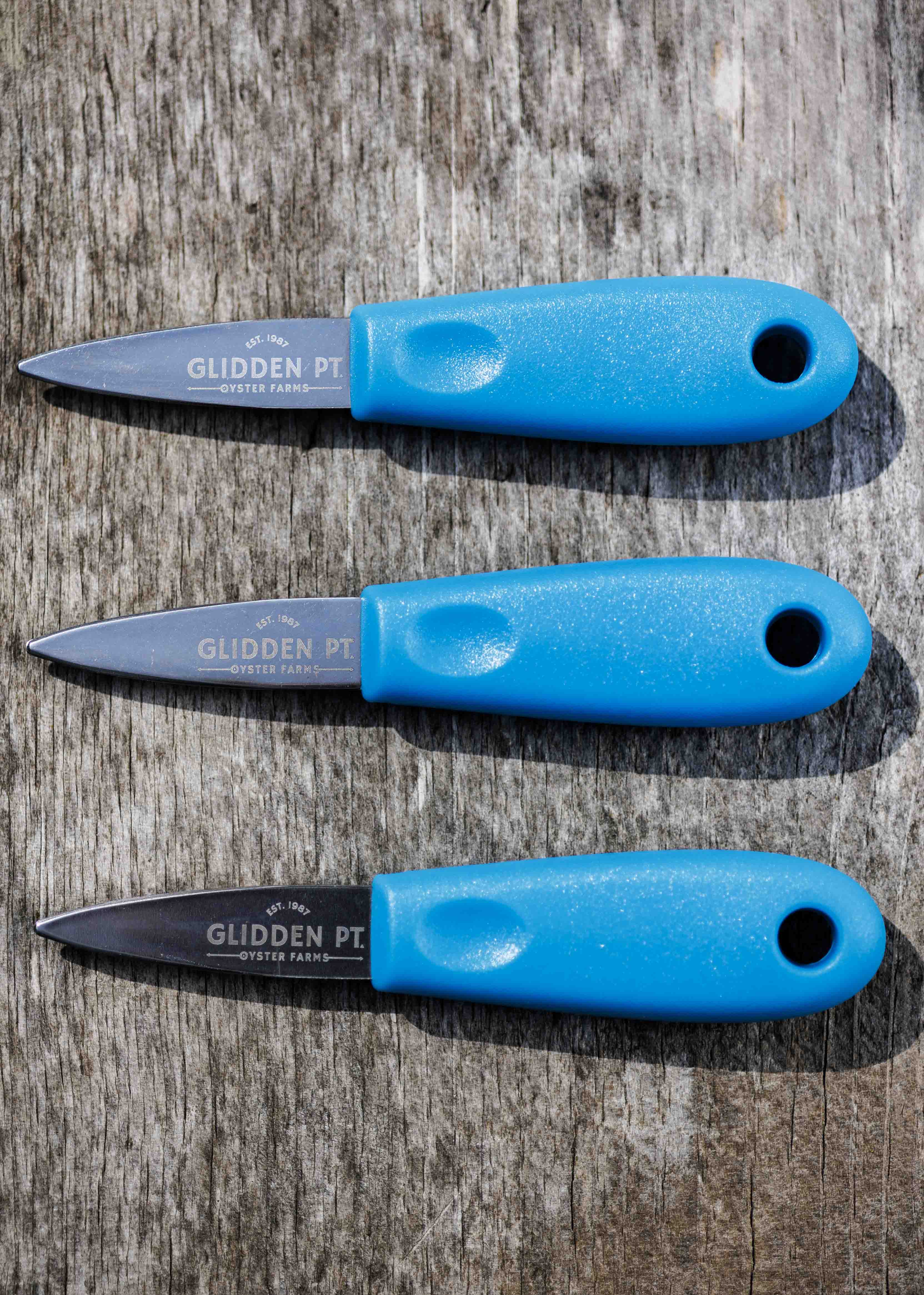 Glidden Point Blue Oyster Knife