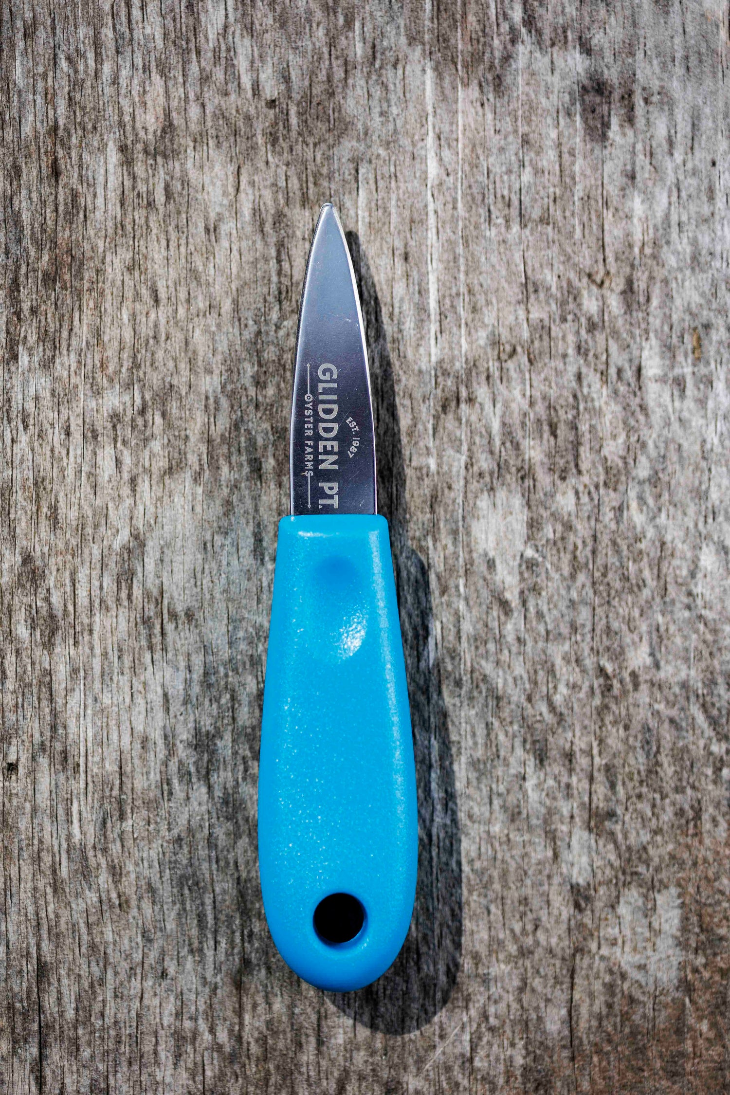 Glidden Point Blue Oyster Knife