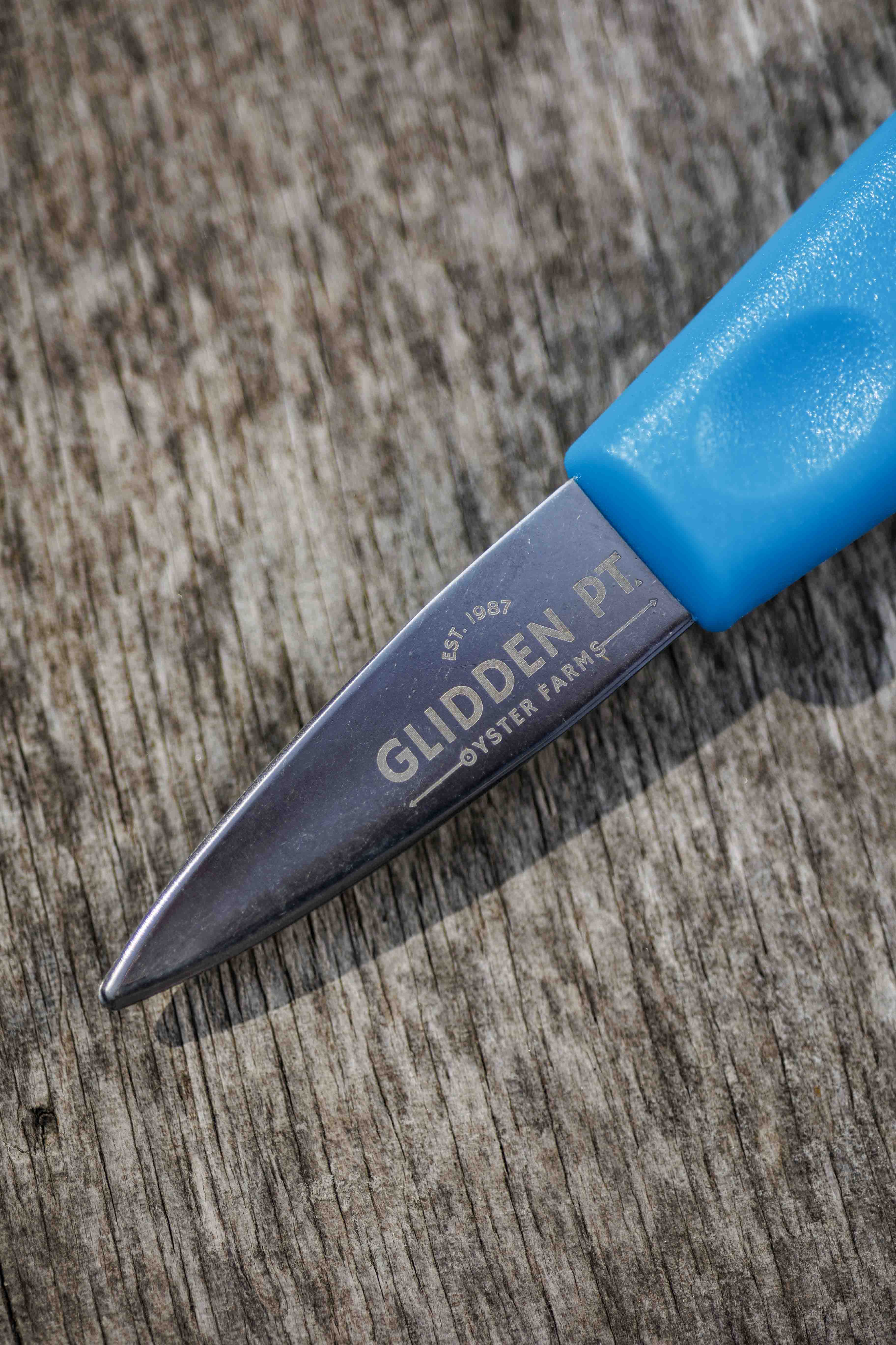 Glidden Point Blue Oyster Knife