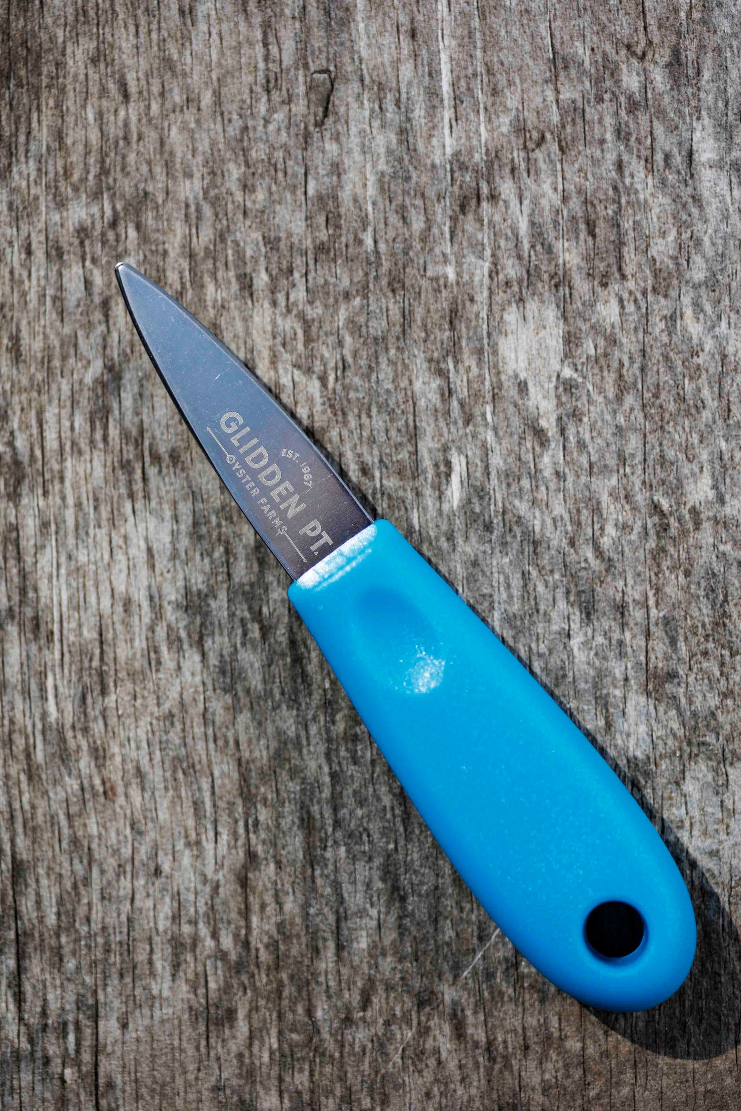 Glidden Point Blue Oyster Knife