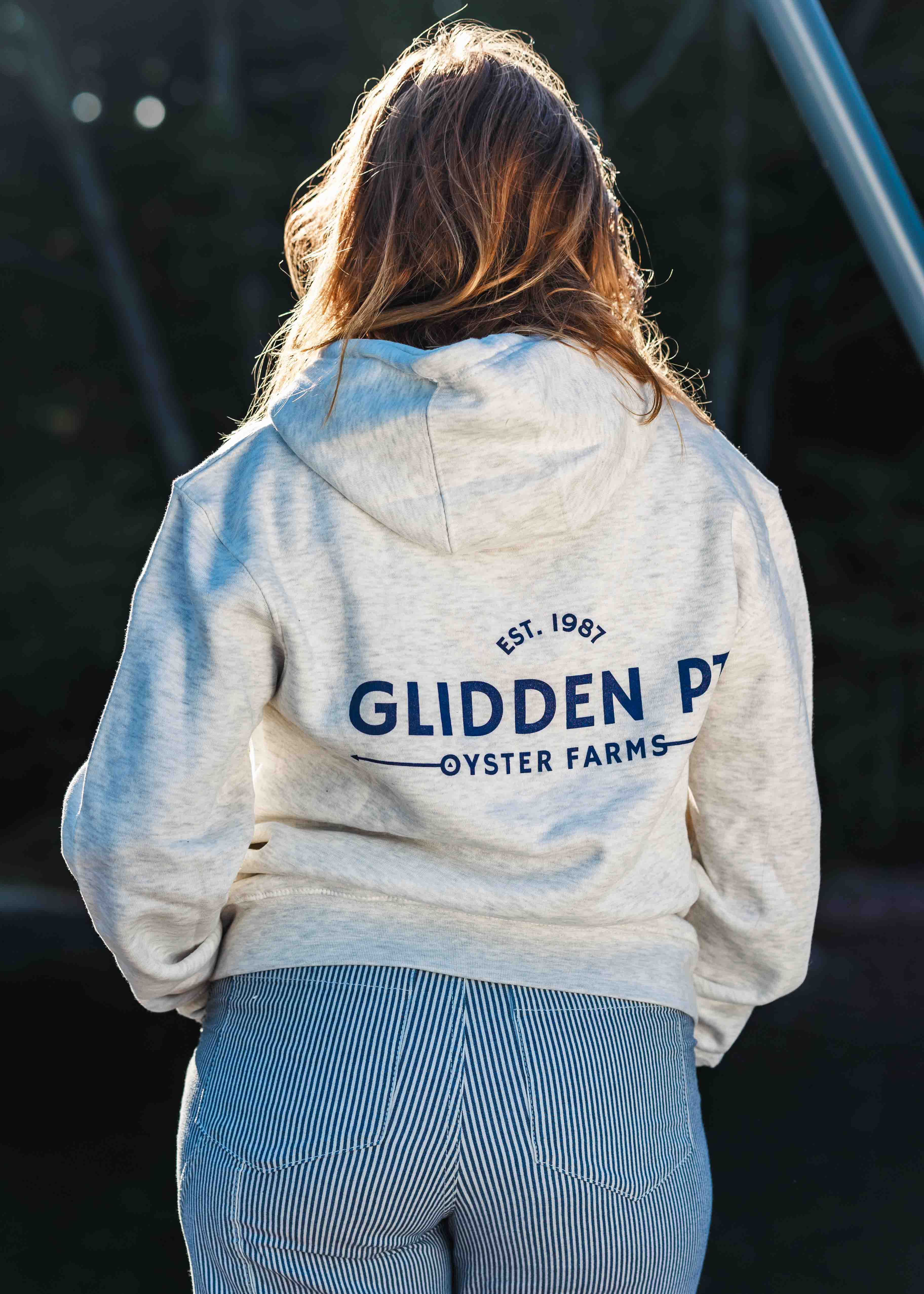 Glidden Point Light Grey Hoodie